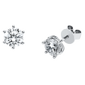 Brogle solitaire stud earrings Marie from 1.4 carat Brogle solitaire stud earrings Marie from 1.4 carat