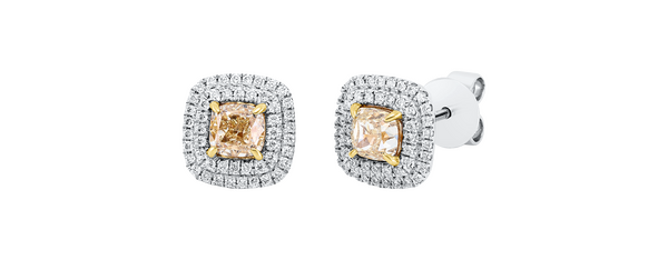 Brogle Selection Bicolor Diamantohrstecker