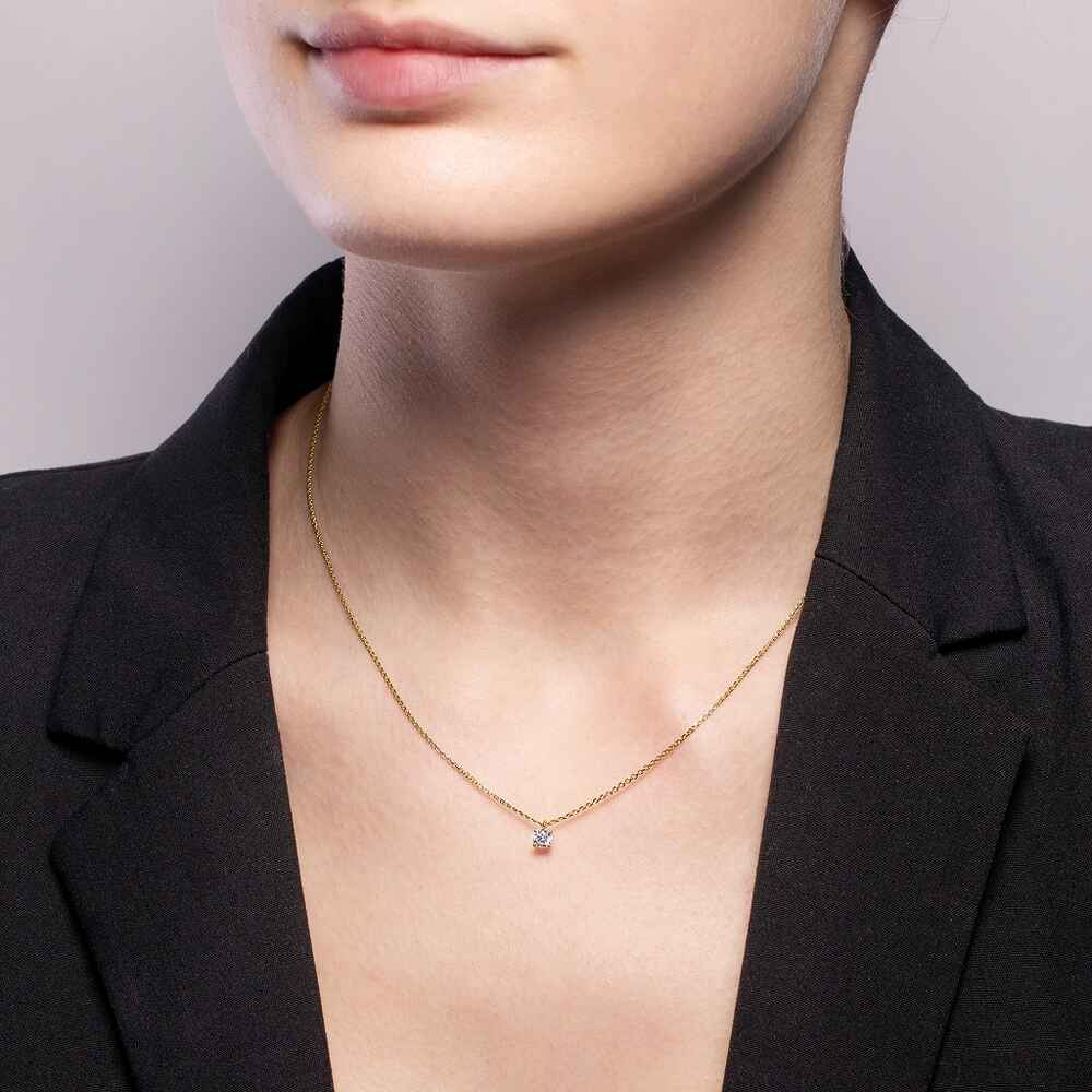 Brogle solitaire necklace Julia up to 0.25 carat