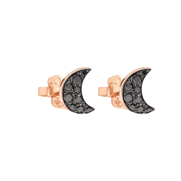 Dodo moon stud earrings