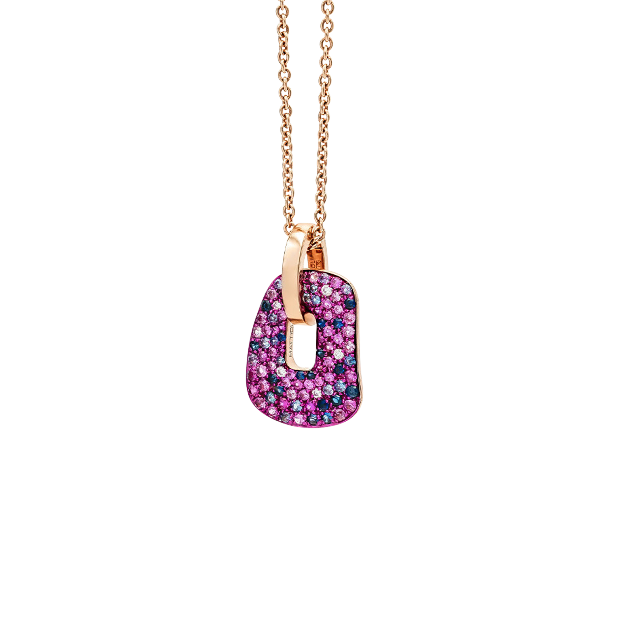 Mattioli Puzzle Unica necklace with pendant, small Mattioli Puzzle Unica necklace with pendant, small