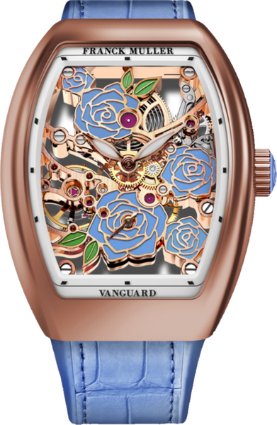 Franck Muller Vanguard Rose Skeleton 42.3 x 32mm Franck Muller Vanguard Rose Skeleton 42.3 x 32mm