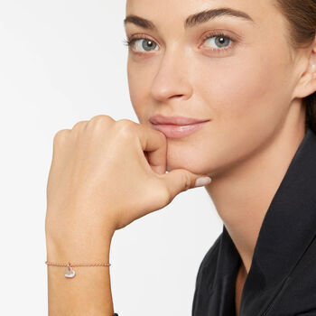 176232 DMB8032 HEARS DB09R 110 Dodo precious heart charm 9k rose gold white diamonds v64b02859e1f1dd03