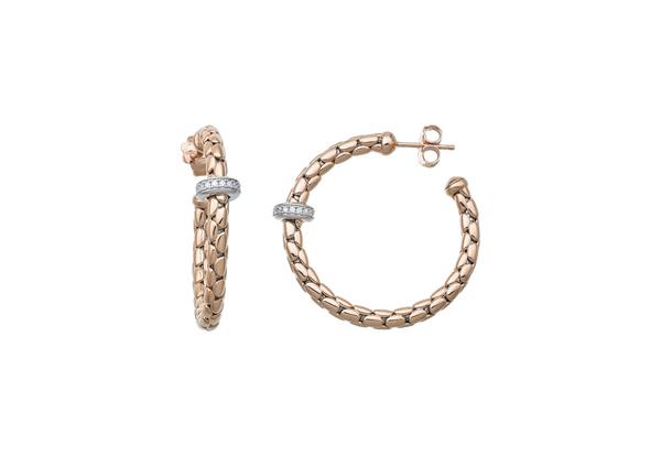 Chimento Stretch Spring Two-Tone Flexible Earring Chimento Stretch Spring Two-Tone Flexible Earring