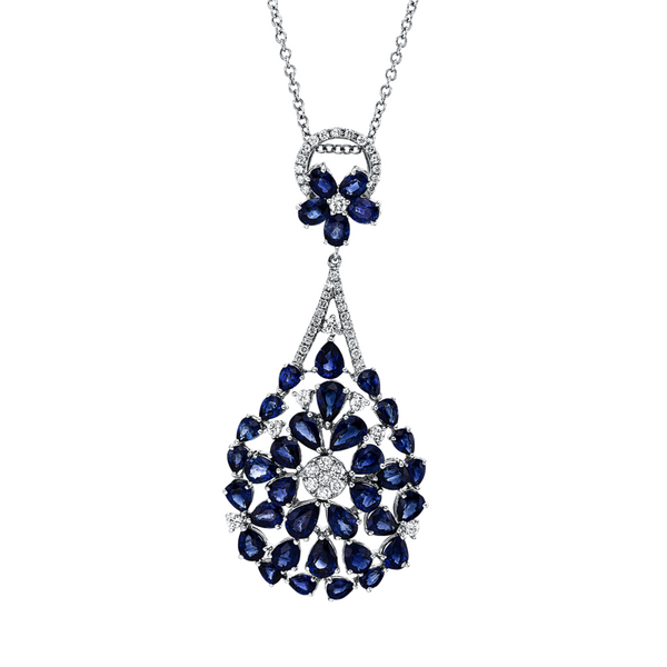 Brogle Selection Kette mit Saphiranhänger Brogle Selection Kette mit Saphiranhänger