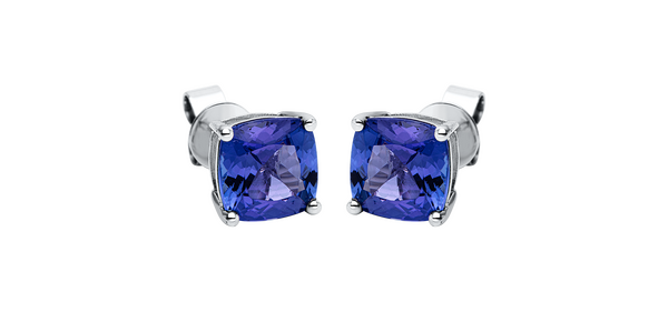 Brogle Classic tanzanite ear studs