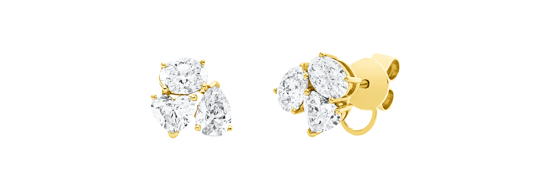 Brogle Selection diamond stud earrings Brogle Selection diamond stud earrings