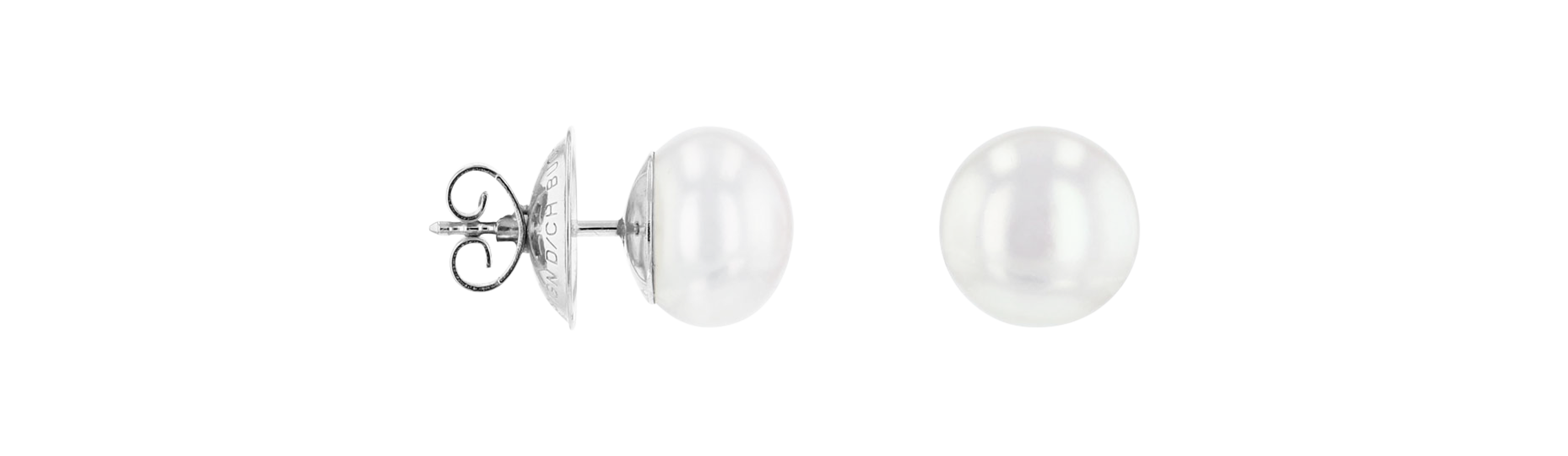 Brogle Classic Süßwasser Perlenohrstecker