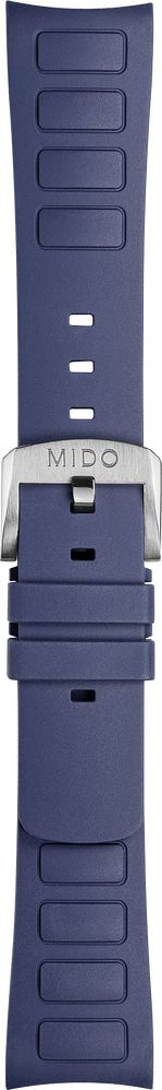Mido blaues Kautschuk-Armband 19/22mm Mido blaues Kautschuk-Armband 19/22mm