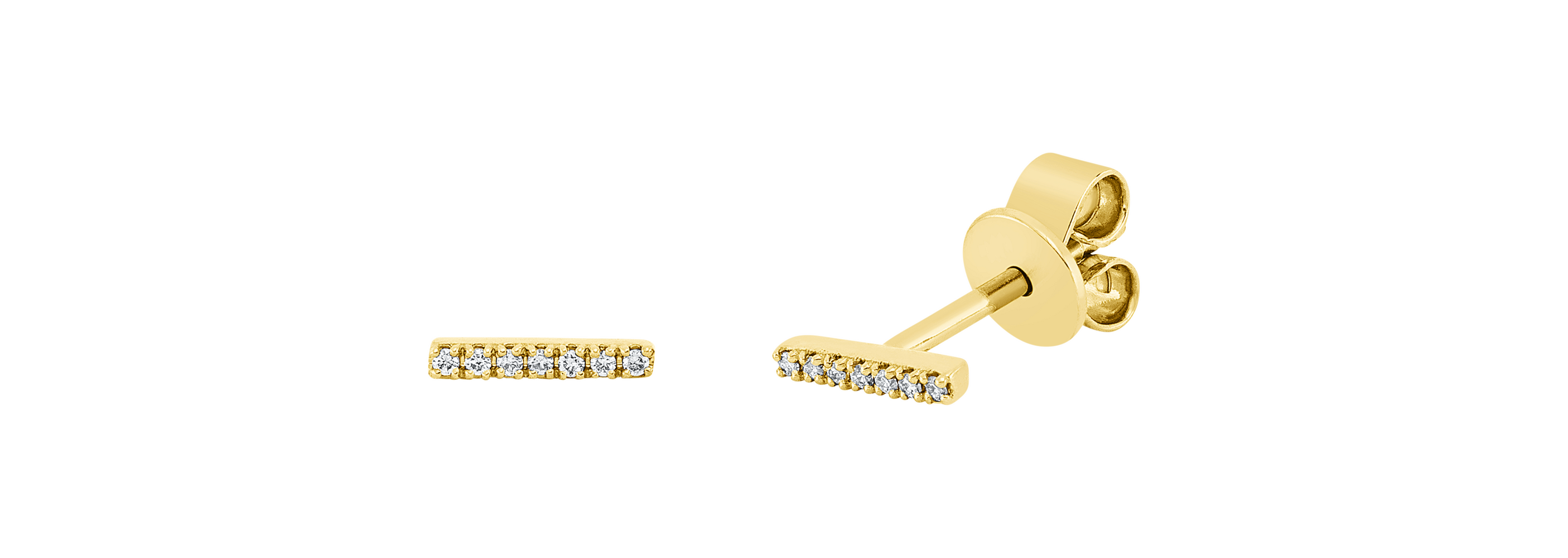 Brogle Classic diamond stud earrings
