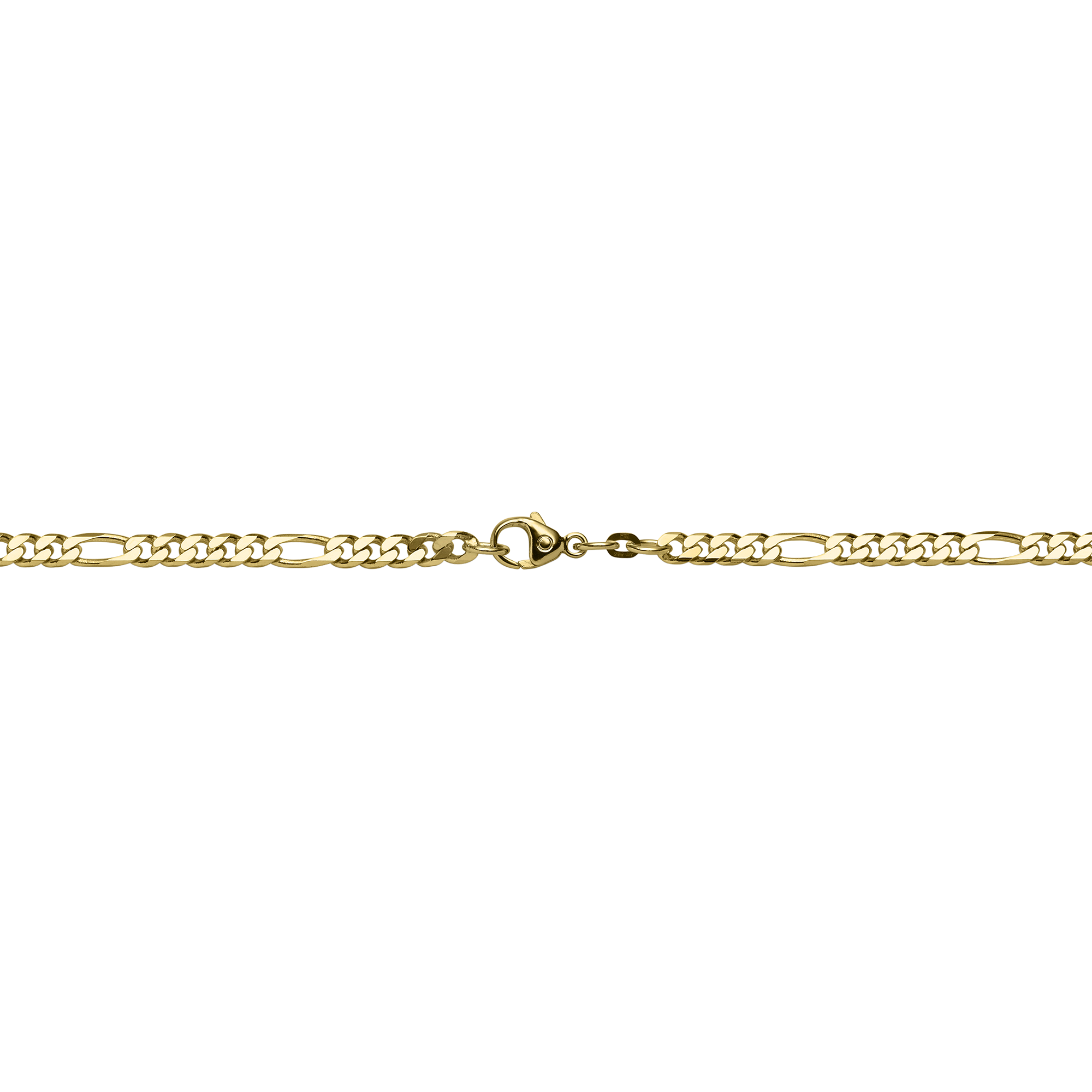 Brogle Classic Figaroarmband diamantiert 4,5mm Brogle Classic Figaroarmband diamantiert 4,5mm
