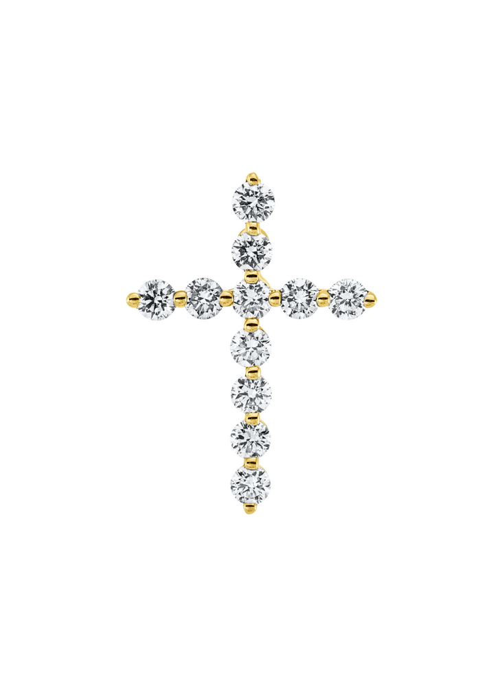 Brogle Classic Kreuzanhänger mit Diamanten