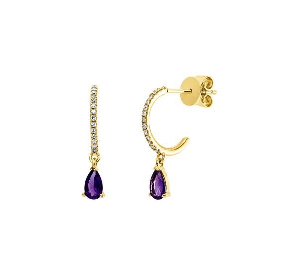 Brogle Classic Amethystohrstecker Brogle Classic Amethystohrstecker