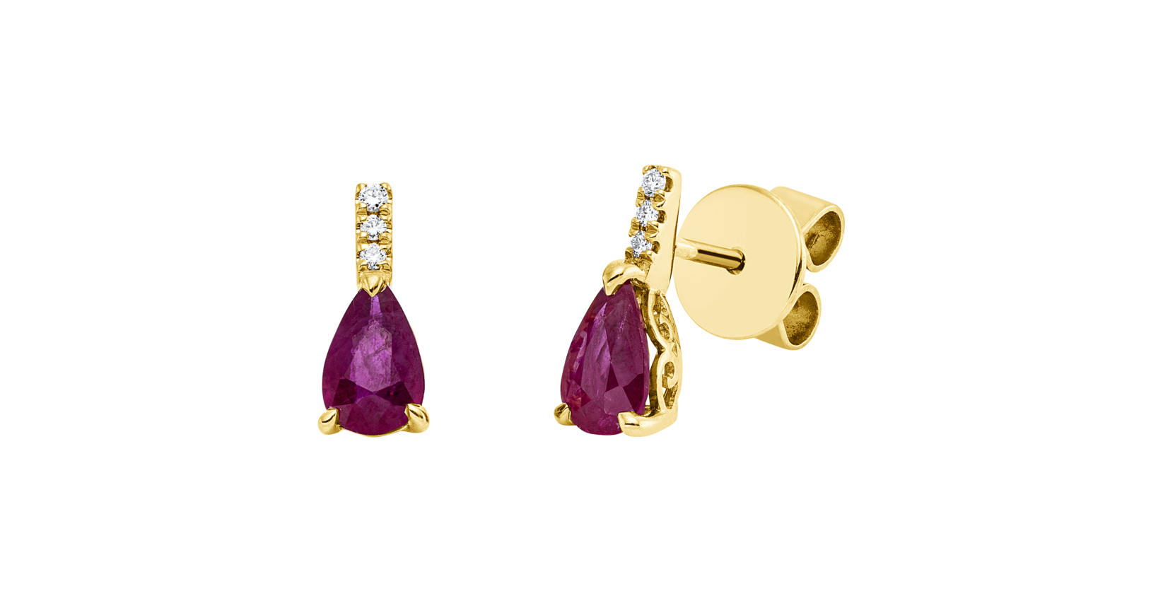 Brogle Classic Rubinohrstecker Brogle Classic Rubinohrstecker