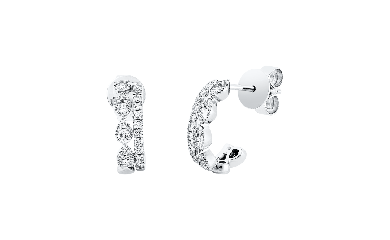 Brogle Classic diamond stud earrings Brogle Classic diamond stud earrings