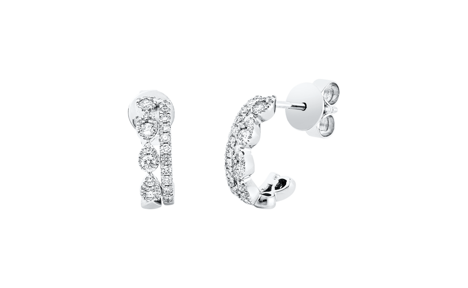 Brogle Classic diamond stud earrings Brogle Classic diamond stud earrings