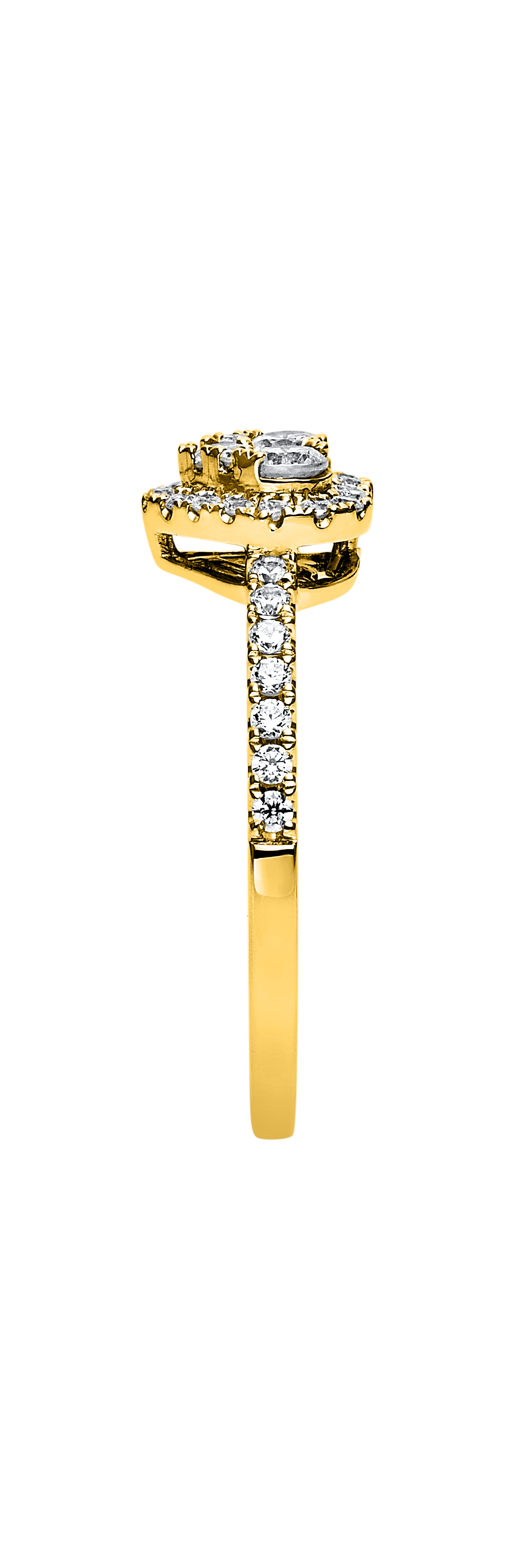 Brogle Classic diamond heart ring Brogle Classic diamond heart ring
