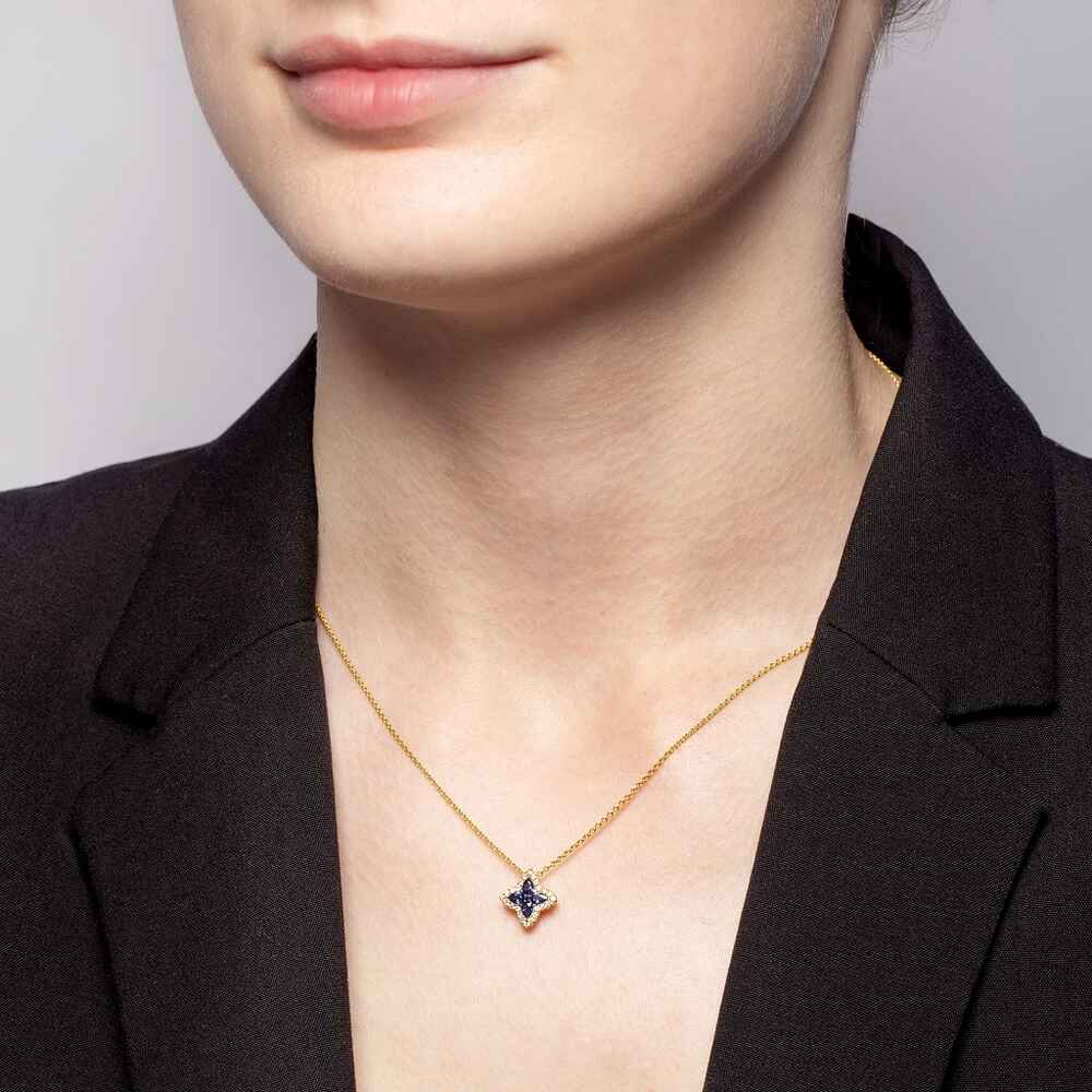 Brogle Classic necklace with sapphire pendant