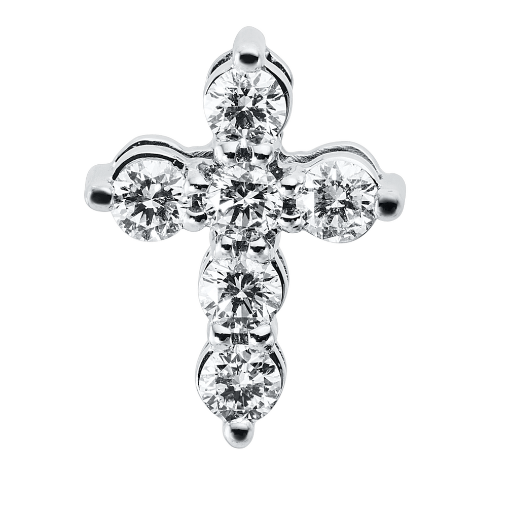 Brogle Classic cross pendant with diamonds Brogle Classic cross pendant with diamonds