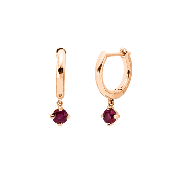 Brogle Classic ruby earrings