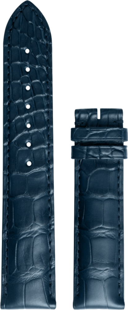 Longines blue alligator leather strap 21/20mm