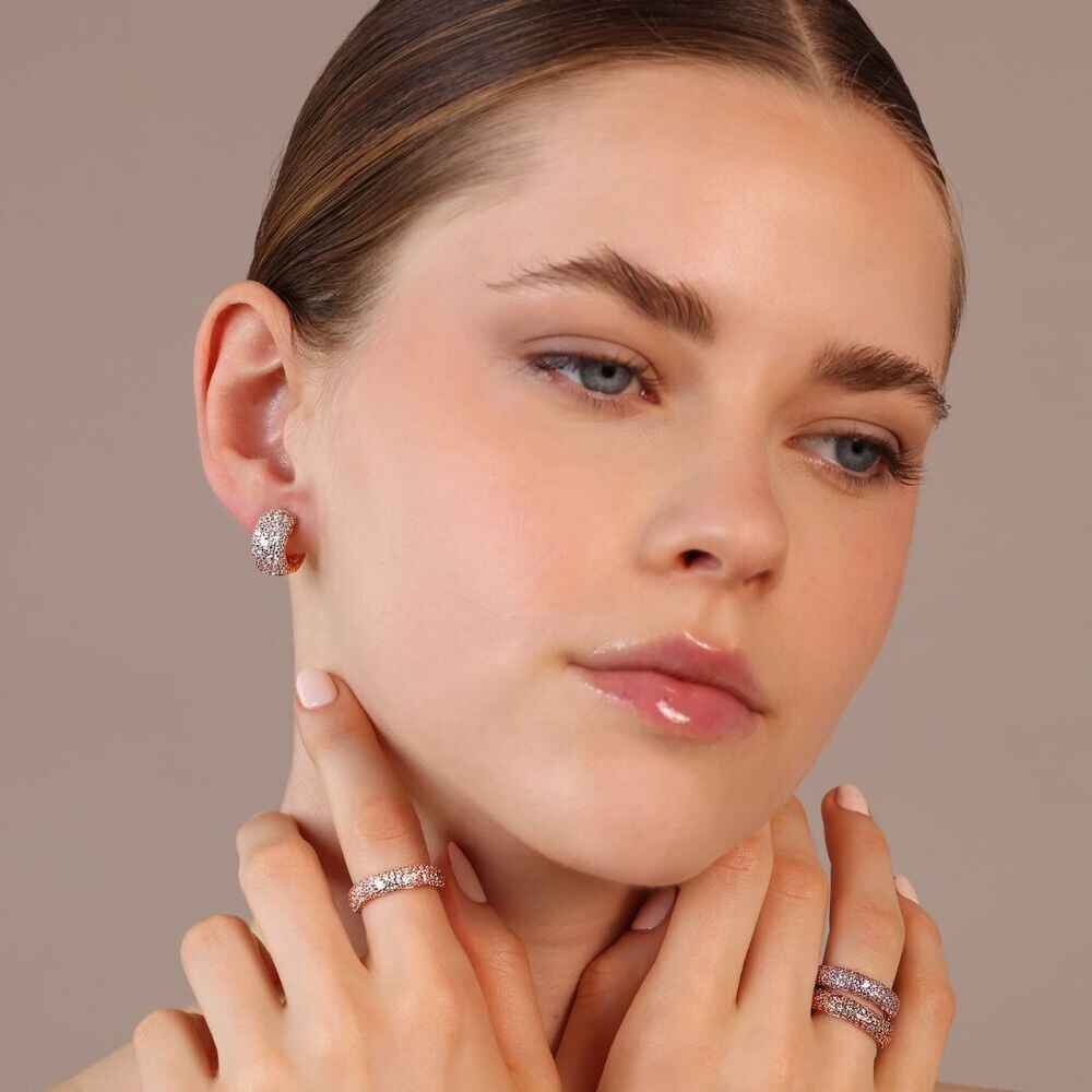 Bronzallure Altissima hoop earrings