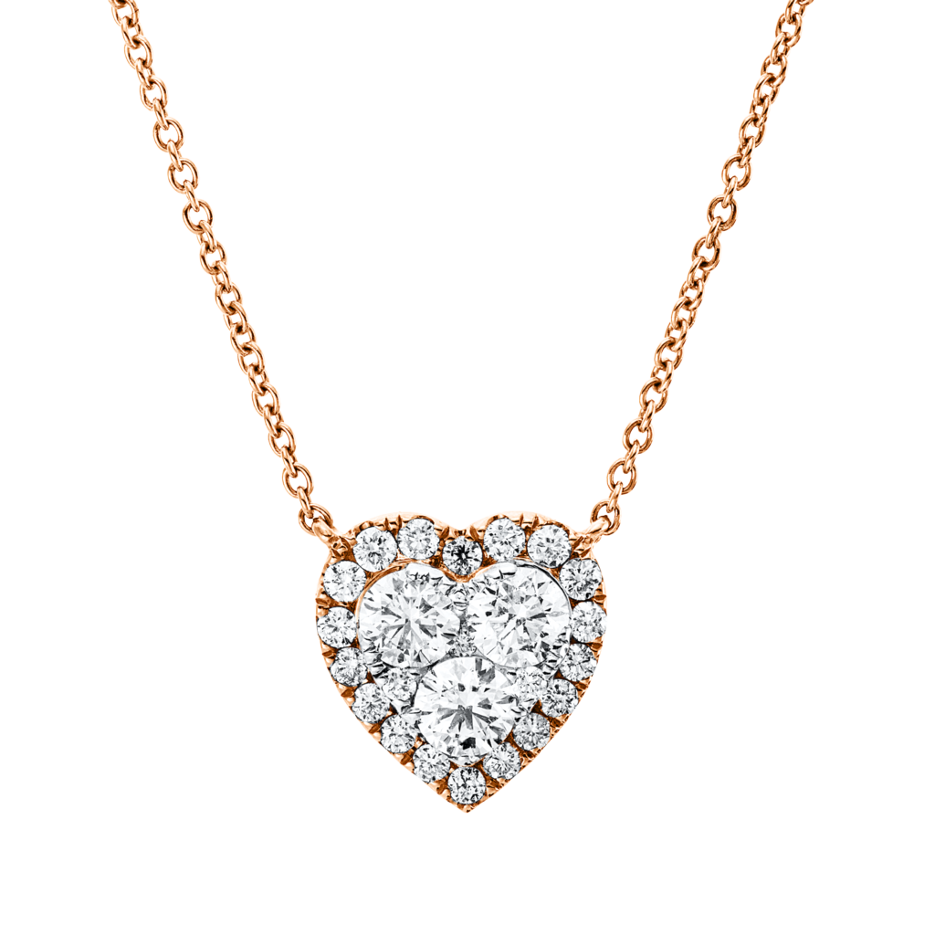 Brogle Selection Kette mit Diamantherz Brogle Selection Kette mit Diamantherz