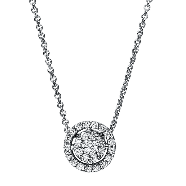 Brogle Classic necklace with diamond pendant Brogle Classic necklace with diamond pendant