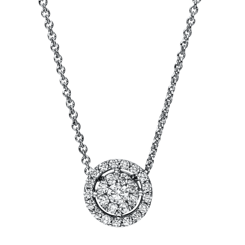 Brogle Classic necklace with diamond pendant Brogle Classic necklace with diamond pendant