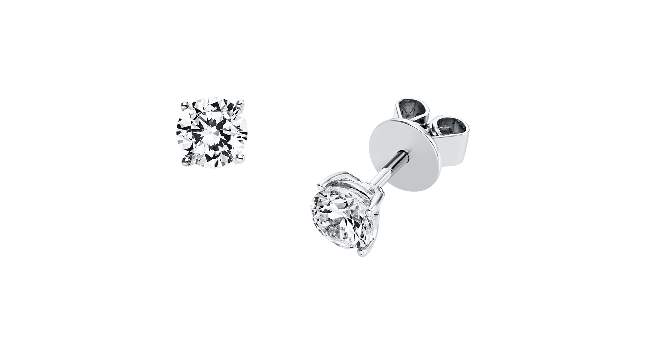 Brogle solitaire ear studs Julia up to 1 carat Brogle solitaire ear studs Julia up to 1 carat