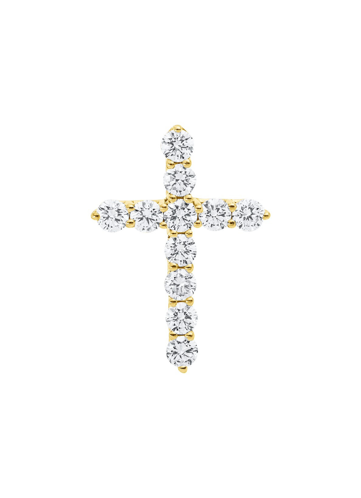 Brogle Classic cross pendant with diamonds Brogle Classic cross pendant with diamonds