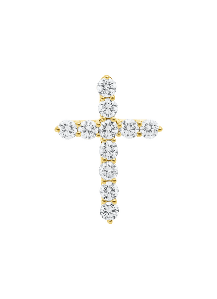 Brogle Classic cross pendant with diamonds Brogle Classic cross pendant with diamonds