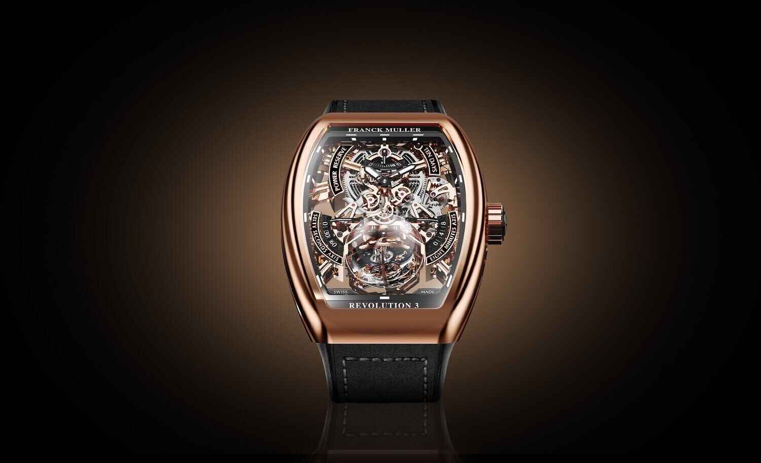 Franck Muller Vanguard Tourbillon Revolution 3 Skeleton 55,9 x 46mm Franck Muller Vanguard Tourbillon Revolution 3 Skeleton 55,9 x 46mm