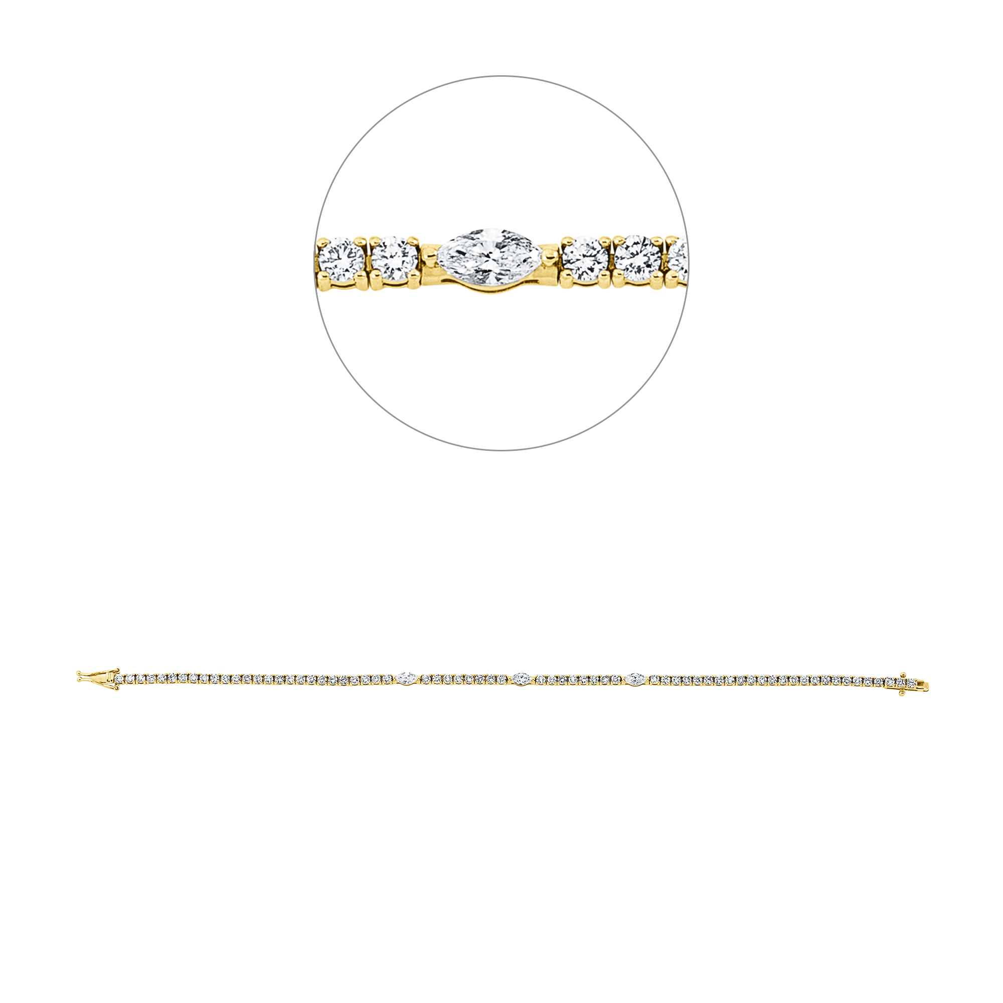 Brogle Selection Tennisarmband Brogle Selection Tennisarmband