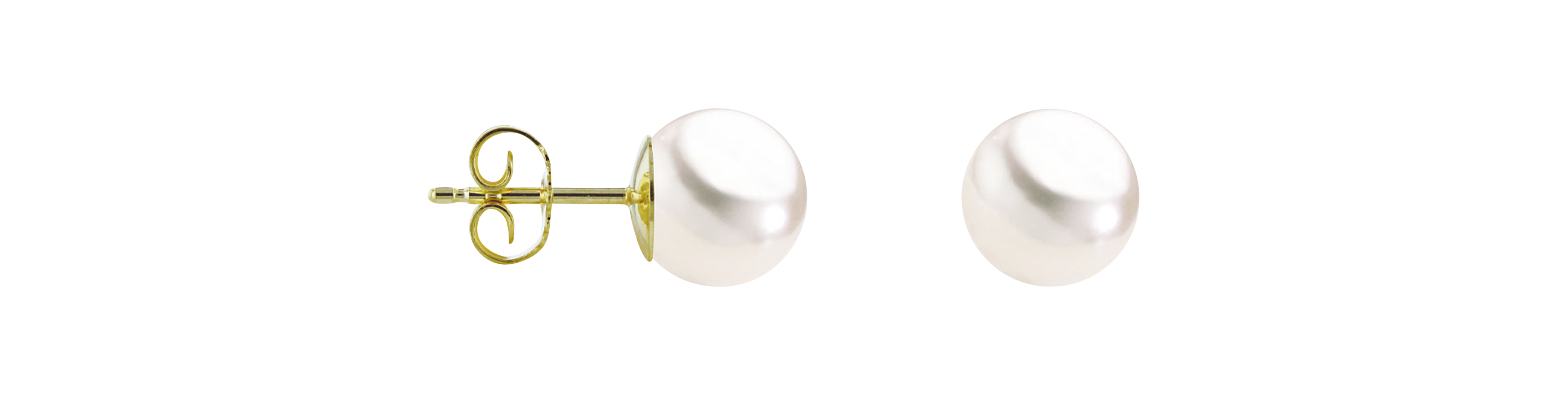 Brogle Classic Süßwasser Perlenohrstecker