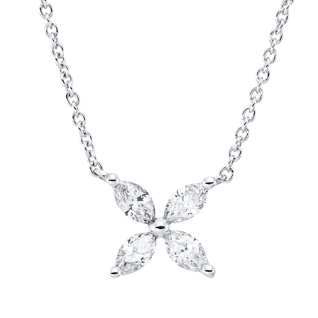Brogle Classic necklace with diamond pendant Brogle Classic necklace with diamond pendant