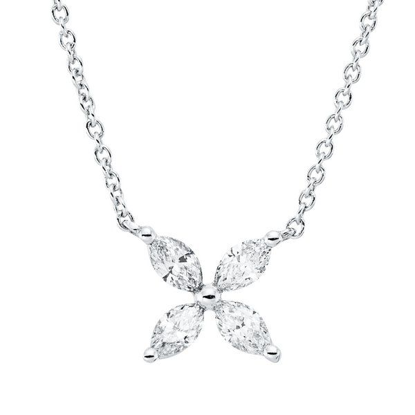 Brogle Classic necklace with diamond pendant Brogle Classic necklace with diamond pendant