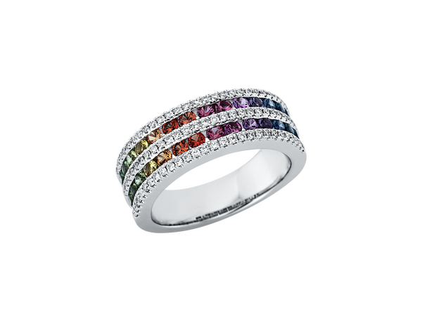 Brogle Classic Saphirring Rainbow