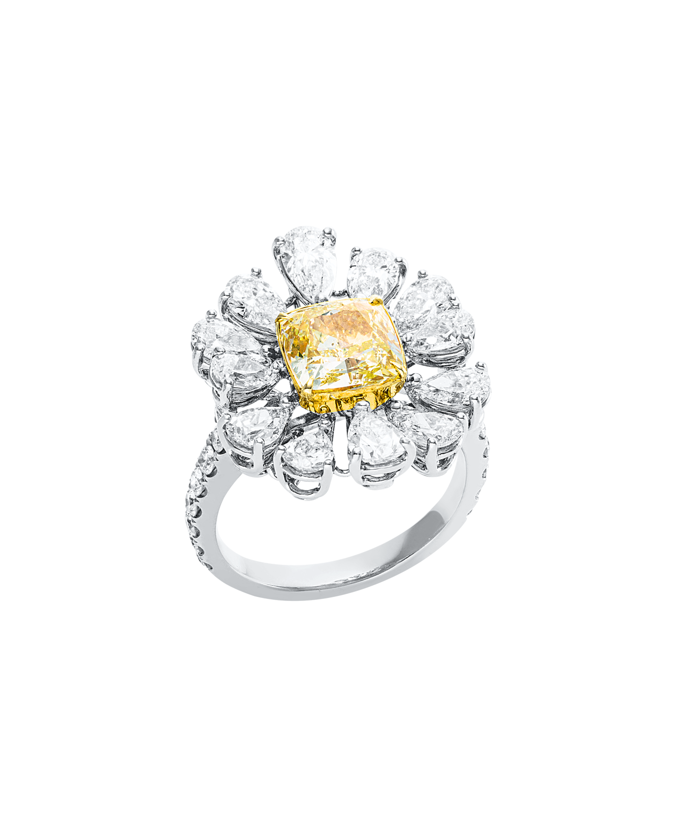 Brogle Selection Bicolor diamond ring