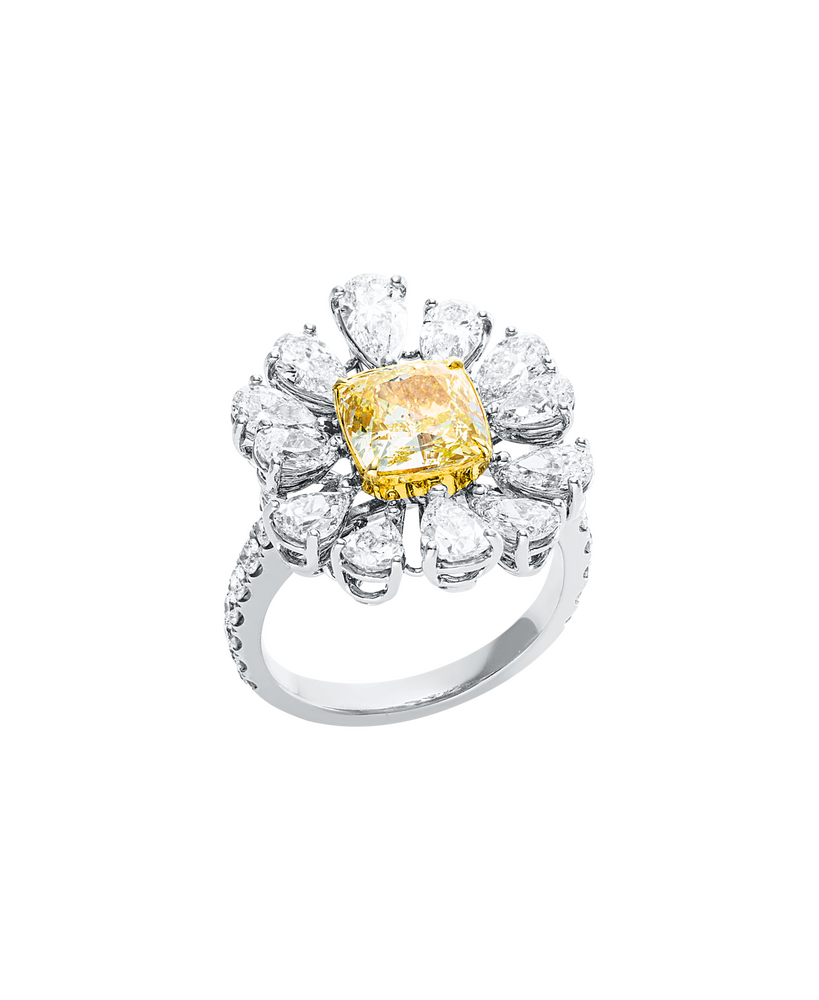 Brogle Selection Bicolor diamond ring