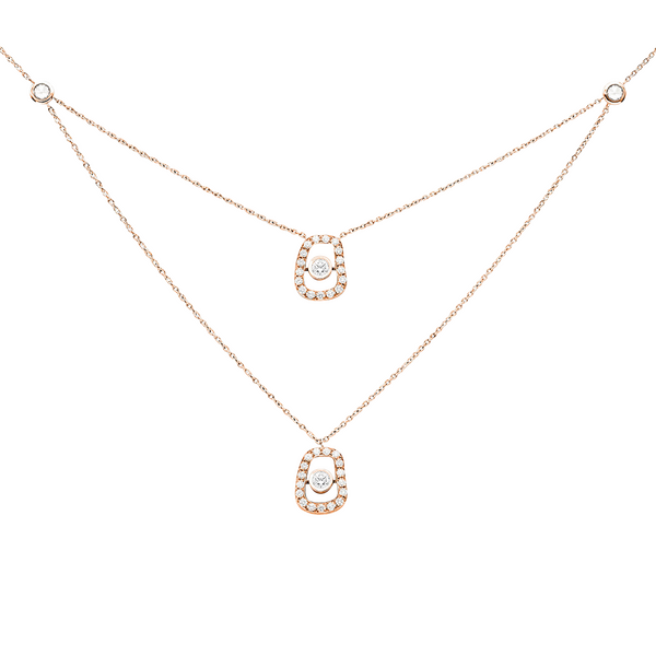 Mattioli Puzzle Diamonds necklace with pendant Mattioli Puzzle Diamonds necklace with pendant