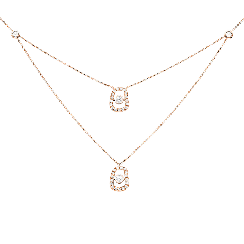 Mattioli Puzzle Diamonds necklace with pendant Mattioli Puzzle Diamonds necklace with pendant