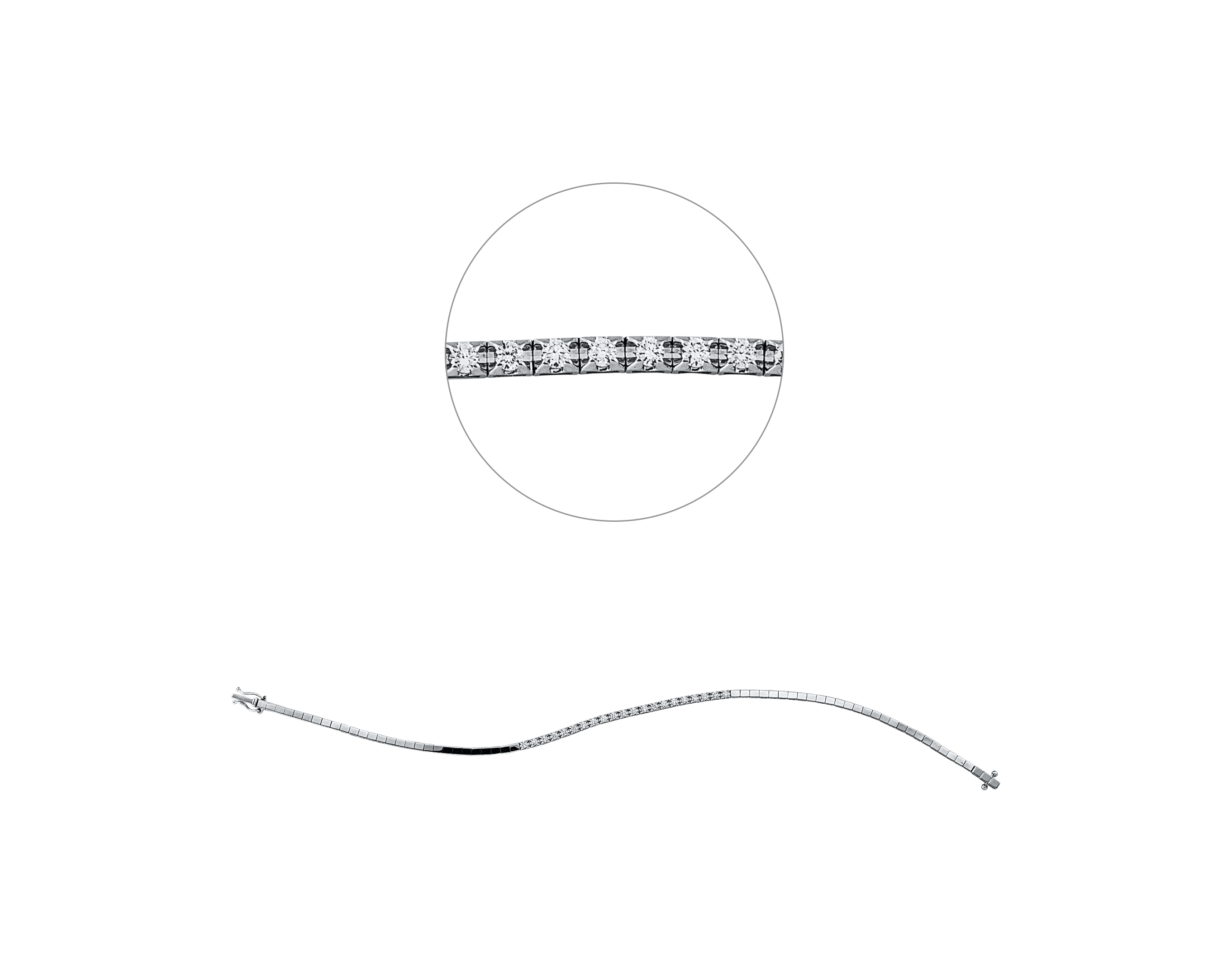 Brogle Classic tennis bracelet
