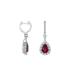 Brogle Selection ruby earrings Brogle Selection ruby earrings
