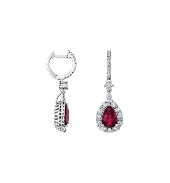Brogle Selection ruby earrings Brogle Selection ruby earrings
