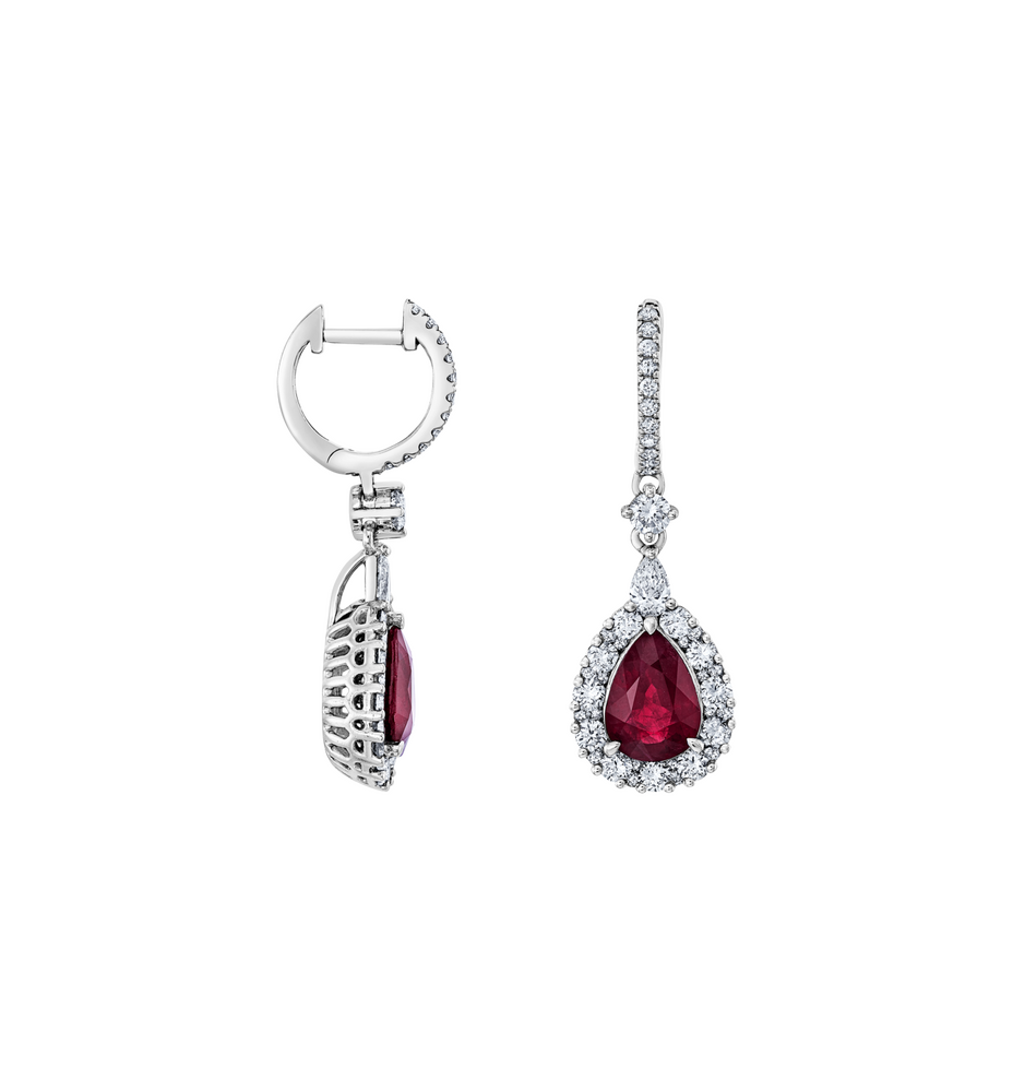 Brogle Selection ruby earrings Brogle Selection ruby earrings