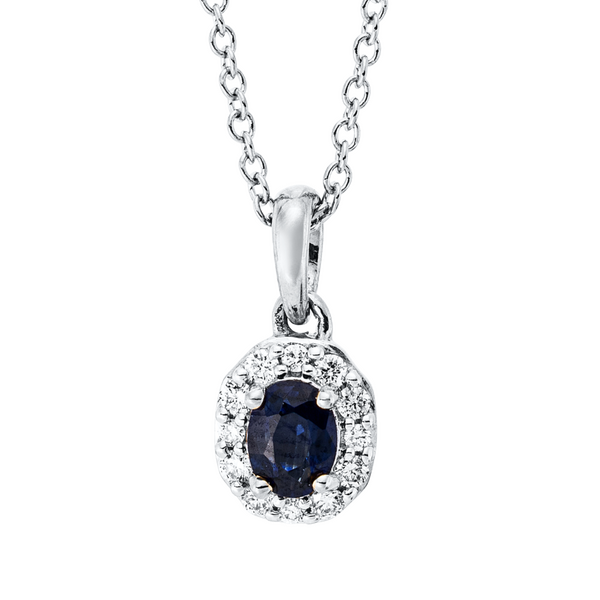 Brogle Classic Kette mit Saphiranhänger Brogle Classic Kette mit Saphiranhänger