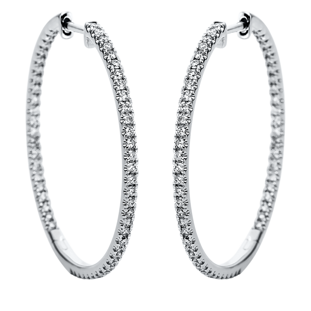 Brogle Selection Eternity diamond hoop earrings