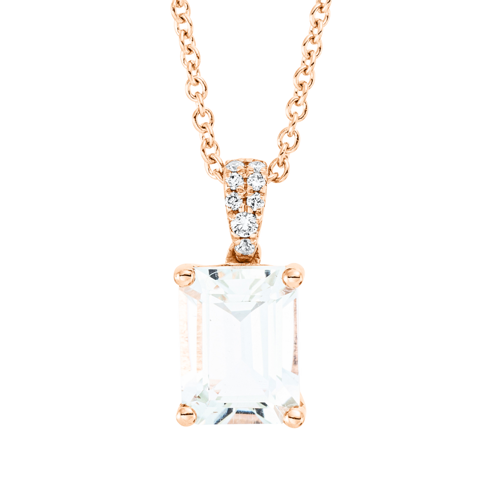 Brogle Classic necklace with amethyst pendant