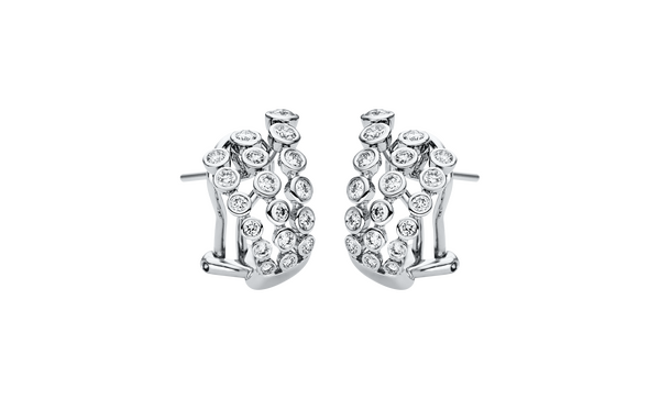 Brogle Selection diamond hoop earrings